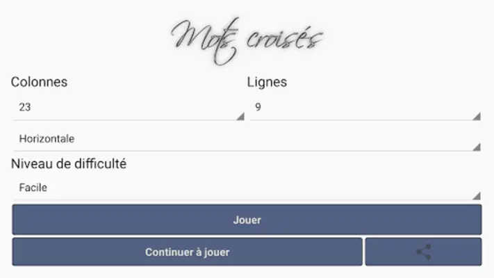 Mots Croisés android App screenshot 3